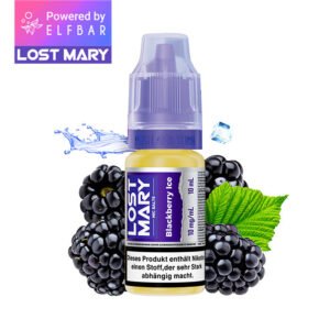 elfbar lost mary liquid (nicsalt) blackberry ice 10ml