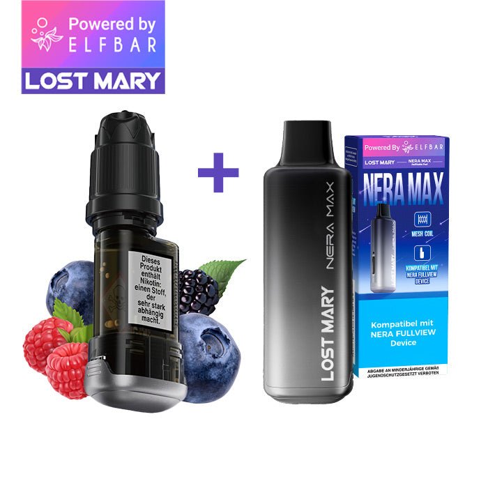 elfbar lost mary nera max refill container berry mix inkl. refillable pod elfbar lost mary nera max refill container berry mix inkl. refillable pod