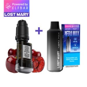 elfbar lost mary nera max refill container cherry ice inkl. refillable pod
