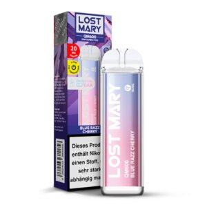 elfbar lost mary qm600 blue razz cherry 20mg nikotin