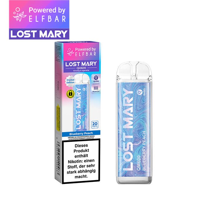 elfbar lost mary qm600 blueberry peach 20mg nikotin elfbar lost mary qm600 blueberry peach 20mg nikotin