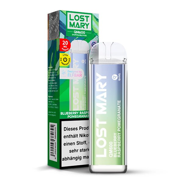 elfbar lost mary qm600 blueberry raspberry pomegranate 20mg nikotin elfbar lost mary qm600 blueberry raspberry pomegranate 20mg nikotin