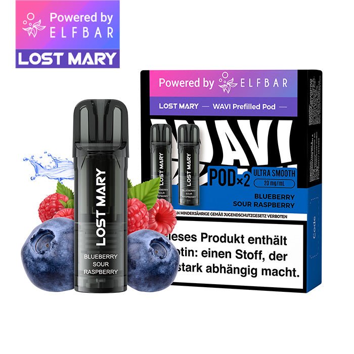 elfbar lost mary wavi blueberry sour raspberry 20mg nikotin 2er pack elfbar lost mary wavi blueberry sour raspberry 20mg nikotin 2er pack