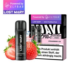 elfbar lost mary wavi strawberry ice 20mg nikotin 2er pack