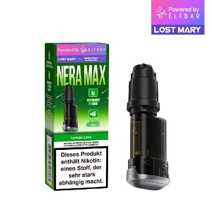 lost mary nera max refill container lemon lime lost mary nera max refill container lemon lime