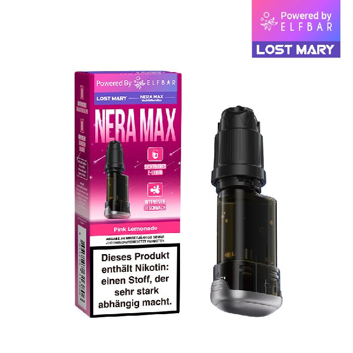 lost mary nera max refill container pink lemonade lost mary nera max refill container pink lemonade